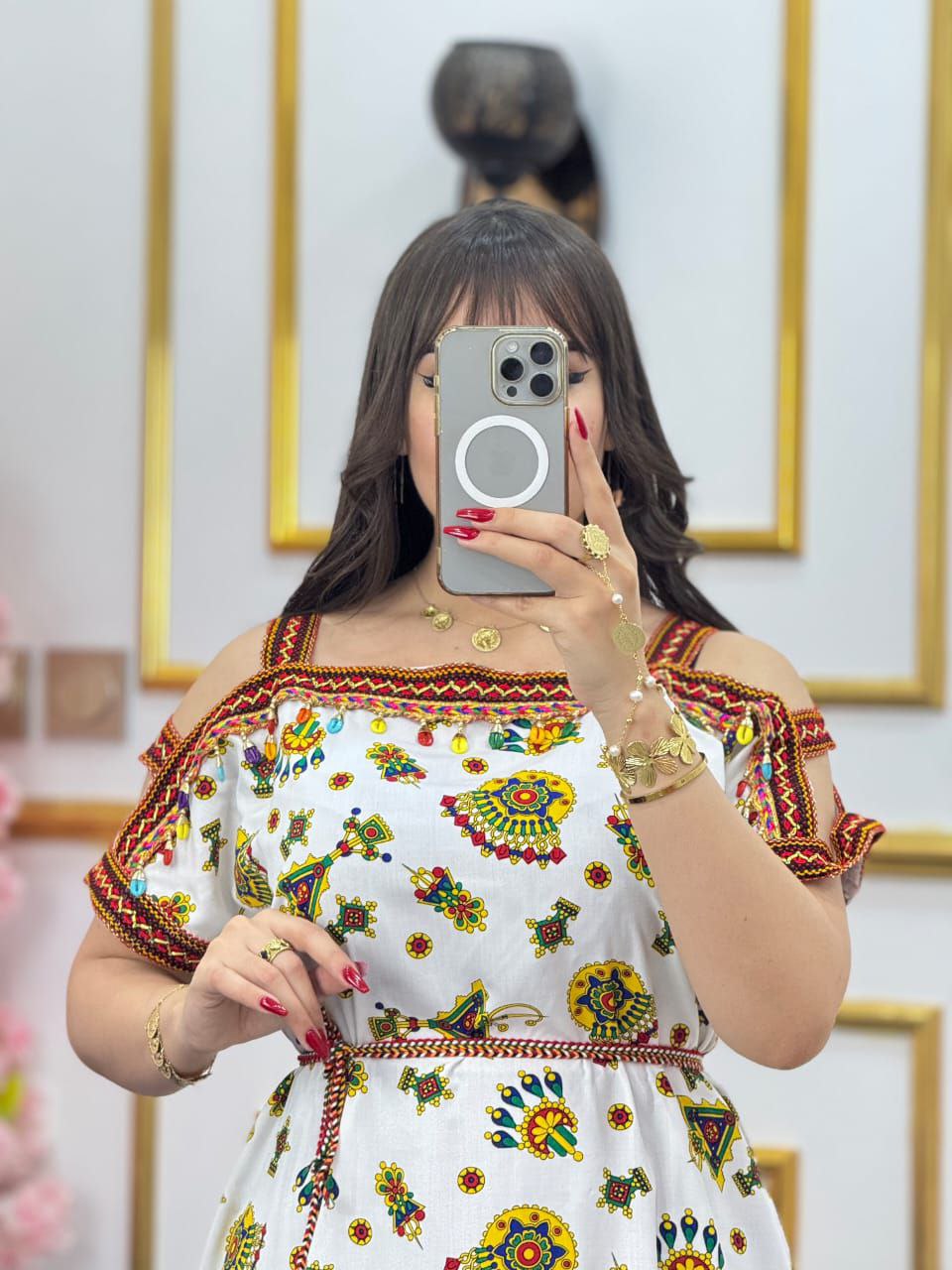 🌿 Robe Kabyle d’été – Fraîcheur et tradition revisitée