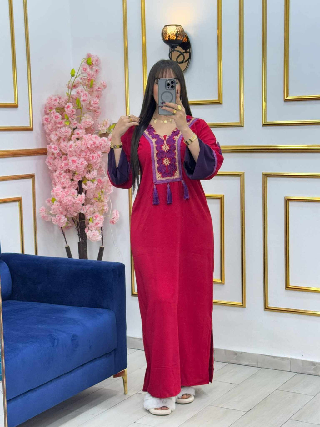 🌸 Traditional Tunisian Dress – Oriental Elegance Collection 🌸