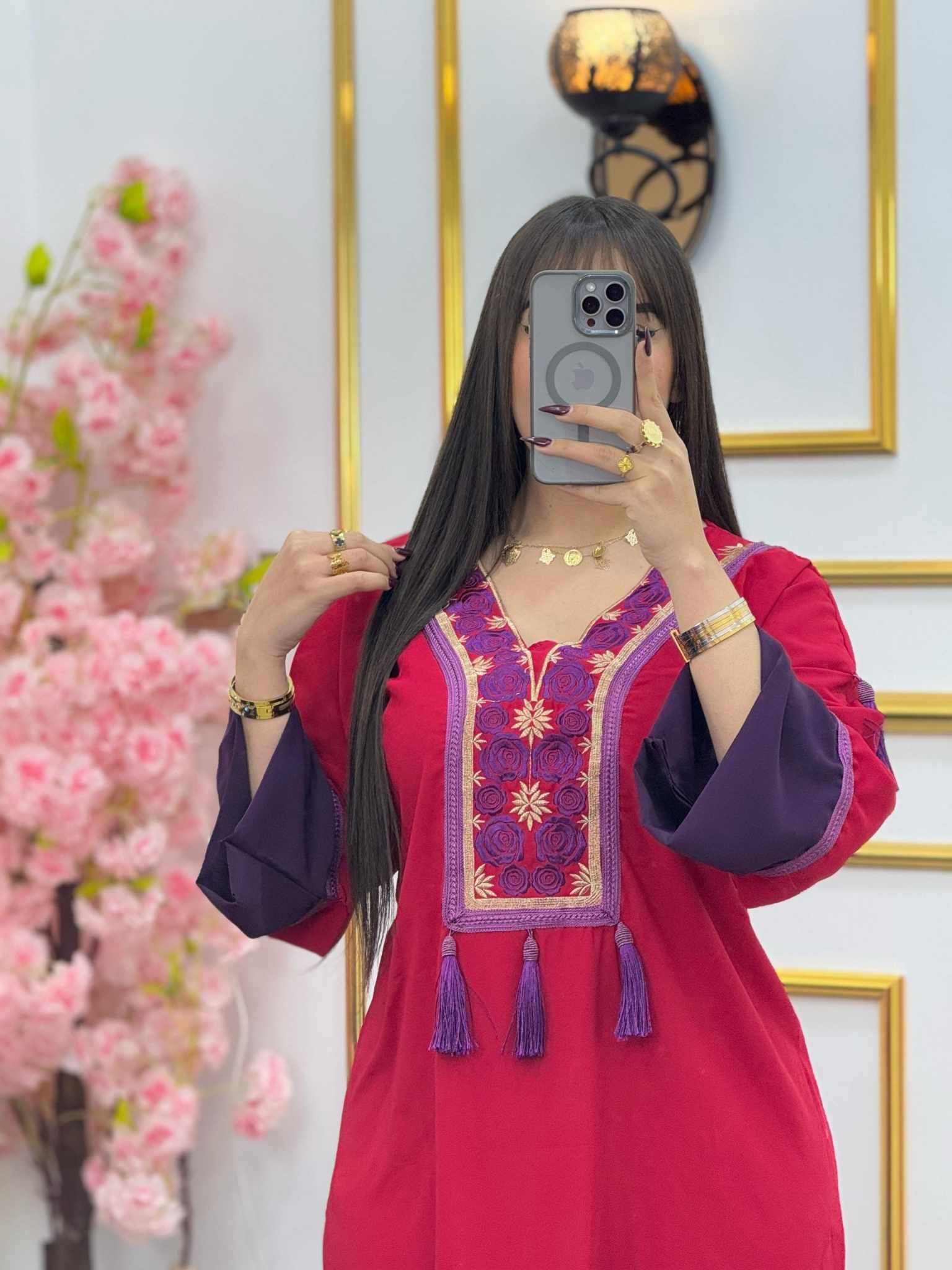 🌸 Traditional Tunisian Dress – Oriental Elegance Collection 🌸