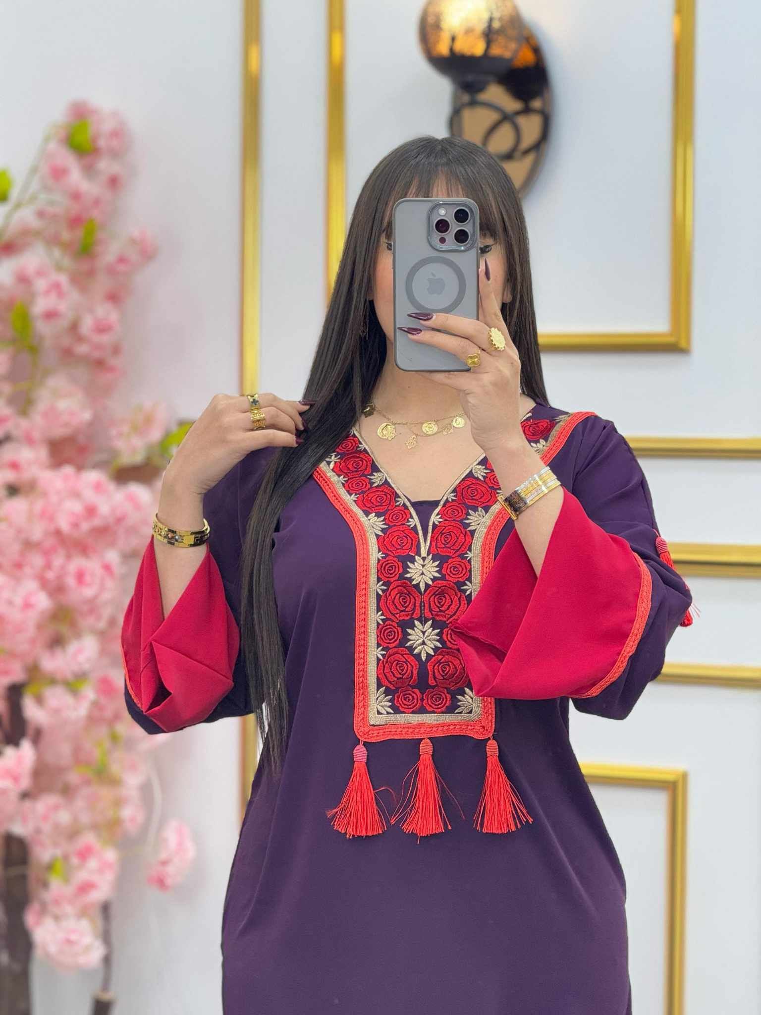 🌸 Traditional Tunisian Dress – Oriental Elegance Collection 🌸