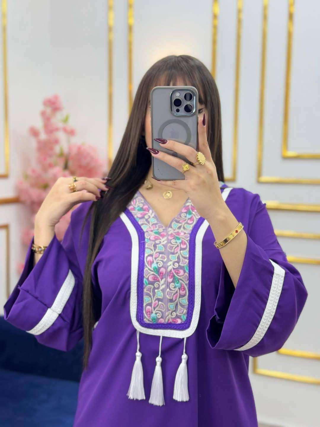 🌸 Traditional Tunisian Dress – Oriental Elegance Collection 🌸