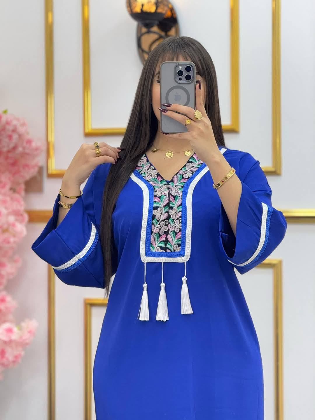 🌸 Traditional Tunisian Dress – Oriental Elegance Collection 🌸