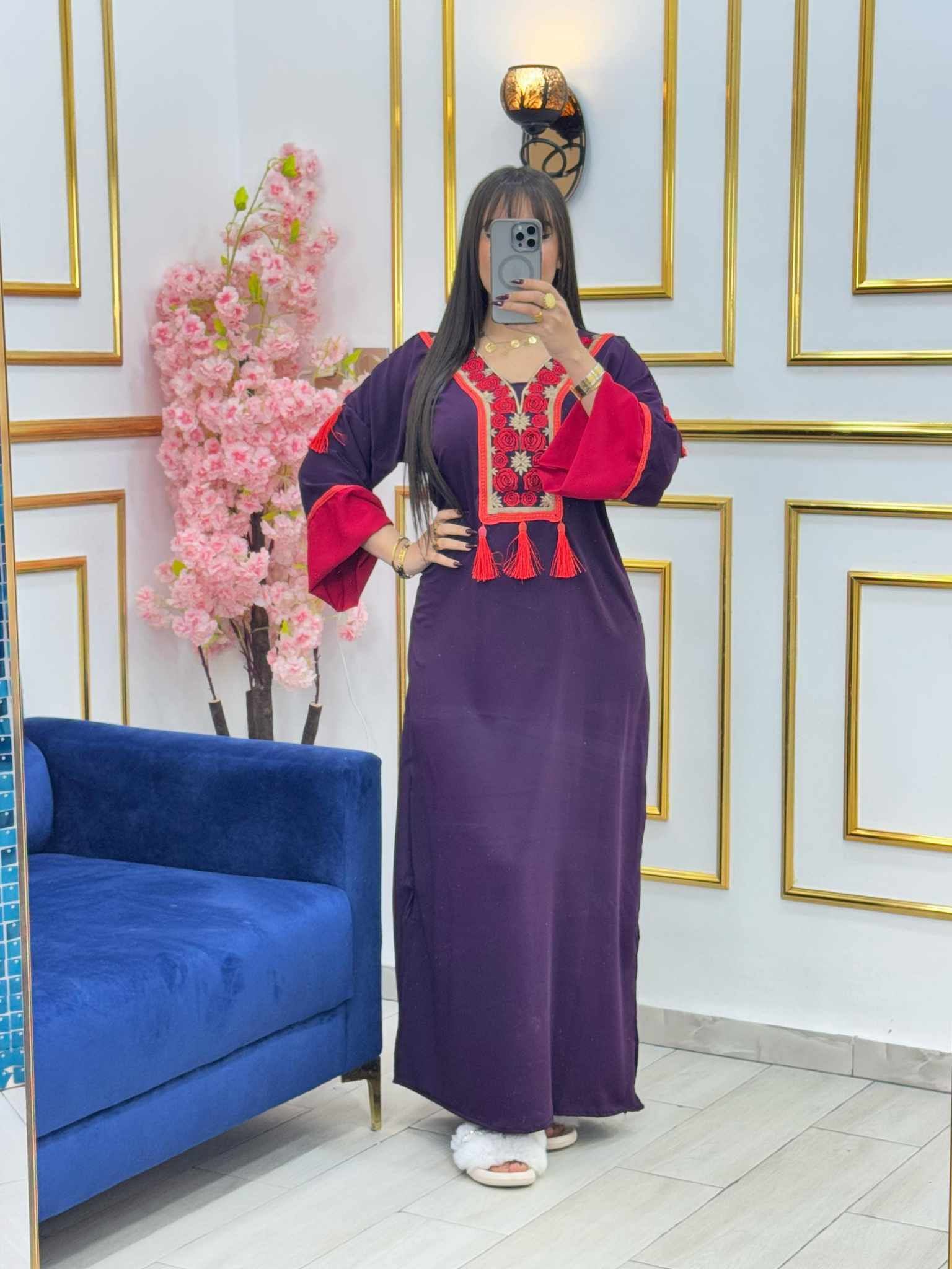 🌸 Traditional Tunisian Dress – Oriental Elegance Collection 🌸