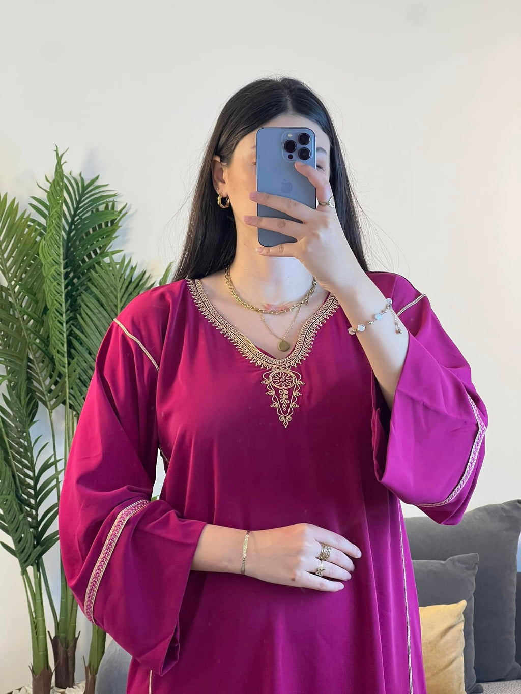 Embroidered Traditional Dress – Elegance &amp; Comfort