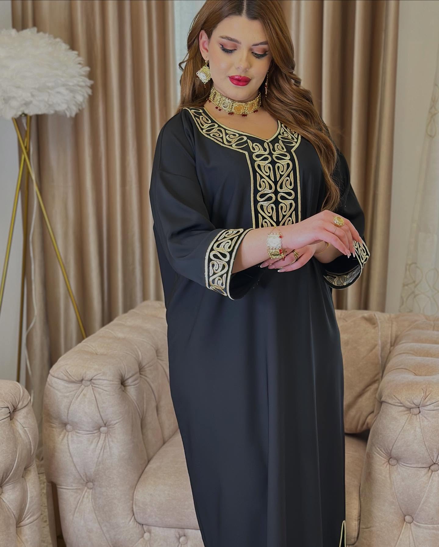 ✨ Abaya Royale Noire ✨