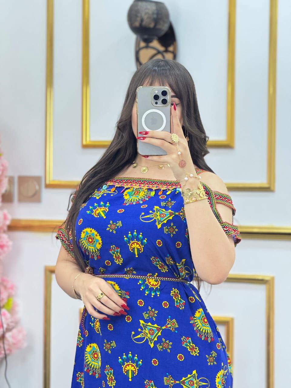 🌿 Robe Kabyle d’été – Fraîcheur et tradition revisitée