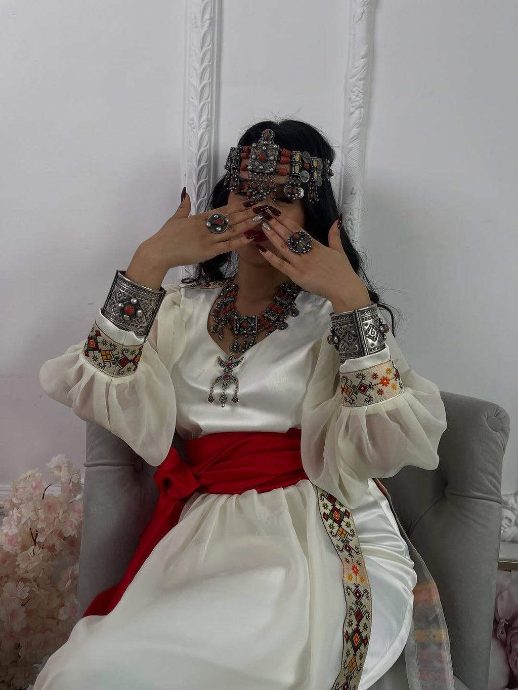 🌺 Robe Kabyle Prestige – Tradition & Élégance Réunie