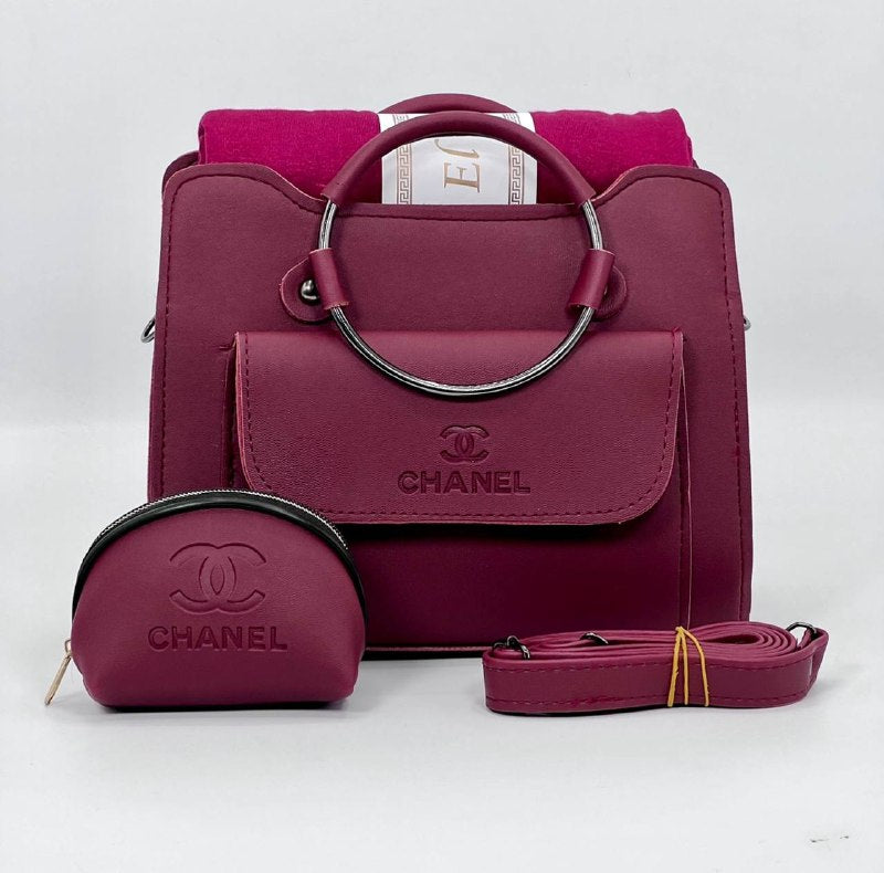 ✨ Pack Chanel 3 pièces – Disponible en plusieurs couleurs élégantes
