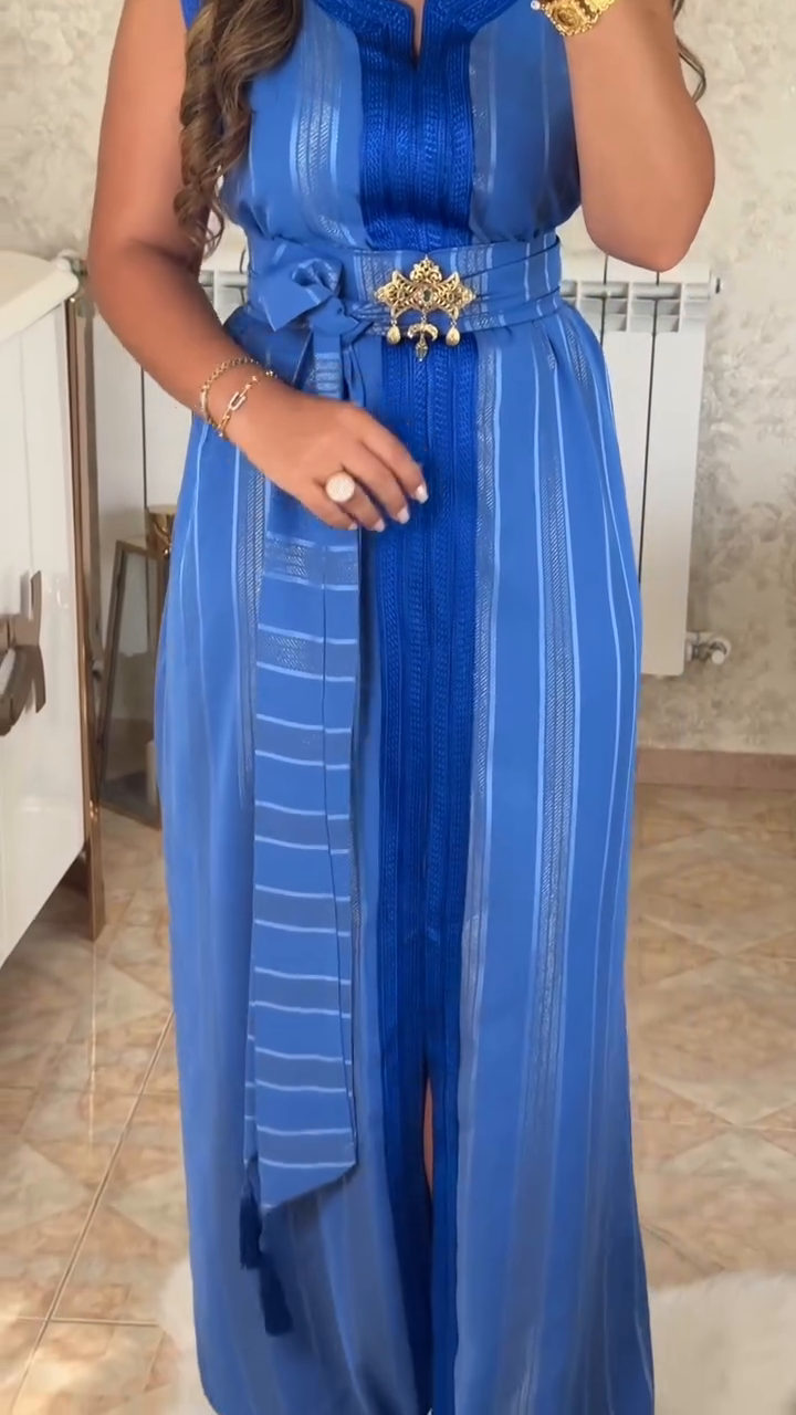 ✨ Caftan Nedjma en crêpe premium – Élégance et confort réunis ✨