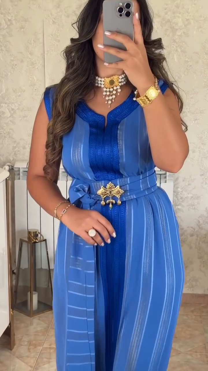 ✨ Caftan Nedjma en crêpe premium – Élégance et confort réunis ✨