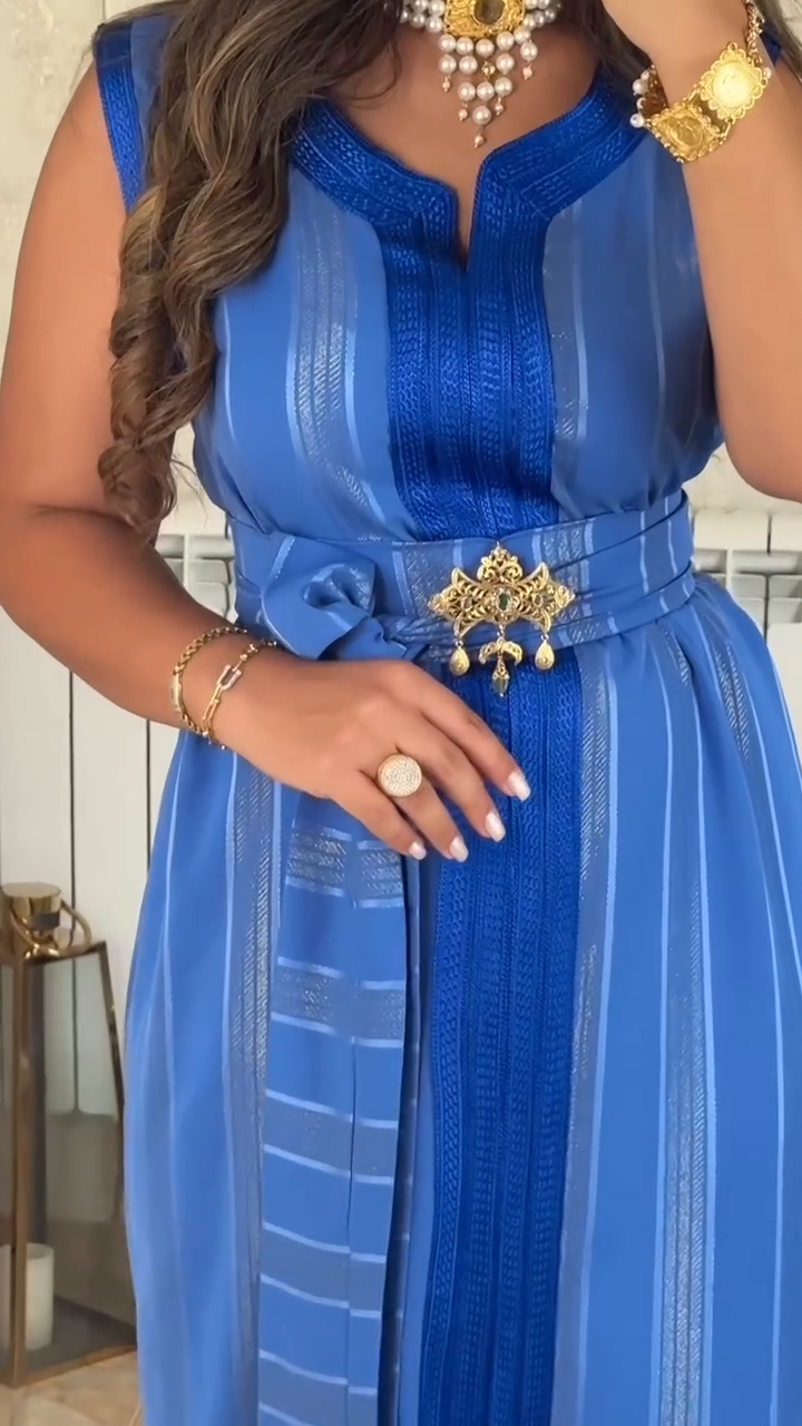 ✨ Caftan Nedjma en crêpe premium – Élégance et confort réunis ✨