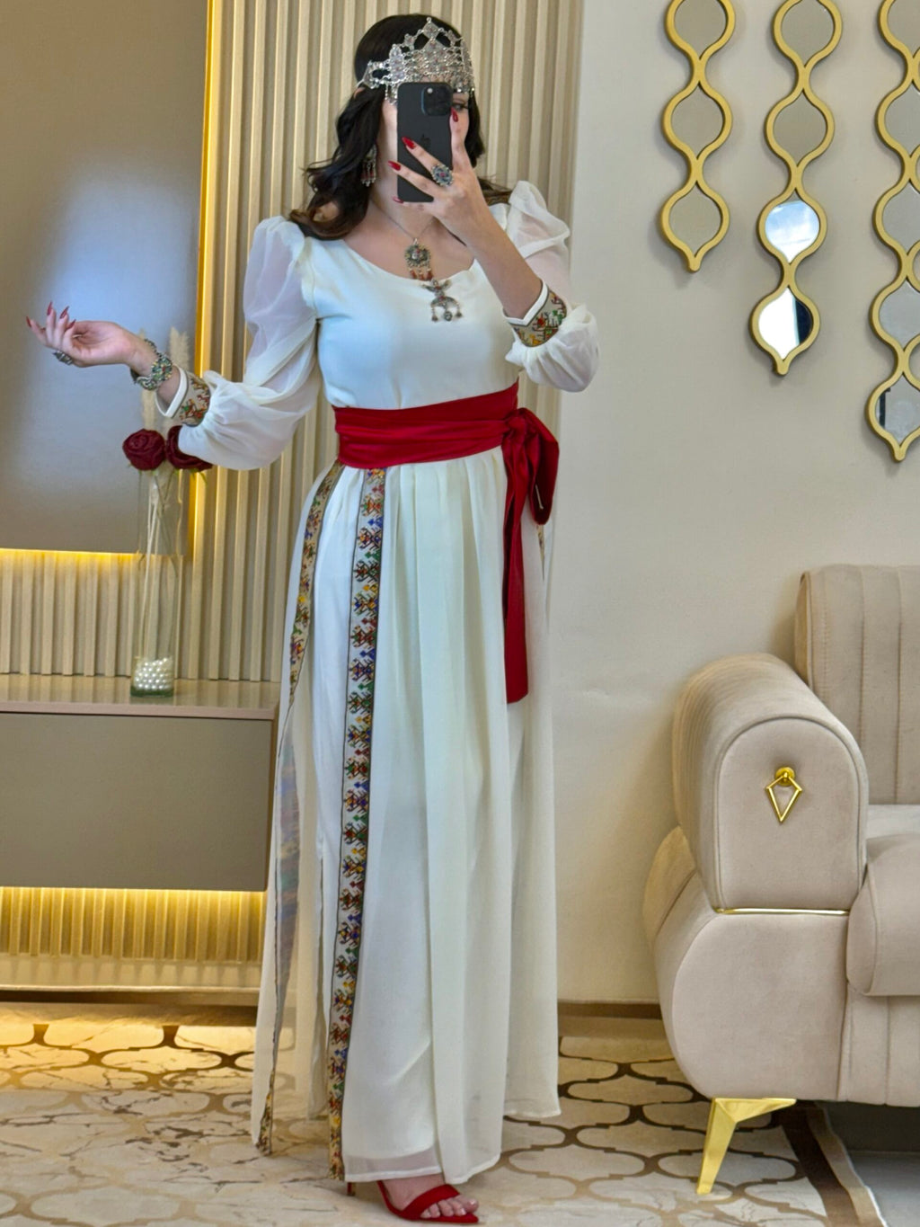 🌺 Robe Kabyle Prestige – Tradition & Élégance Réunie