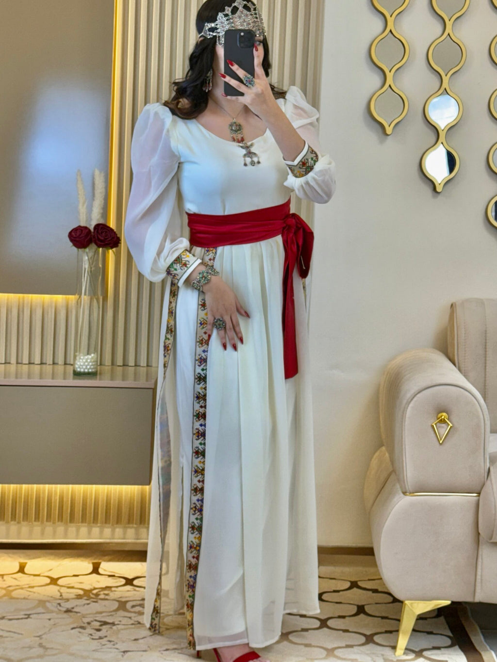 🌺 Robe Kabyle Prestige – Tradition & Élégance Réunie