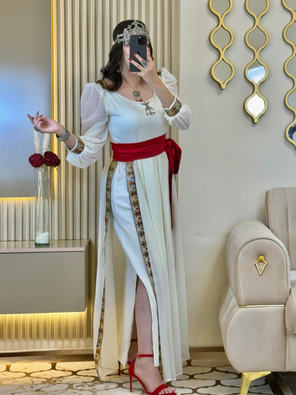 🌺 Robe Kabyle Prestige – Tradition & Élégance Réunie