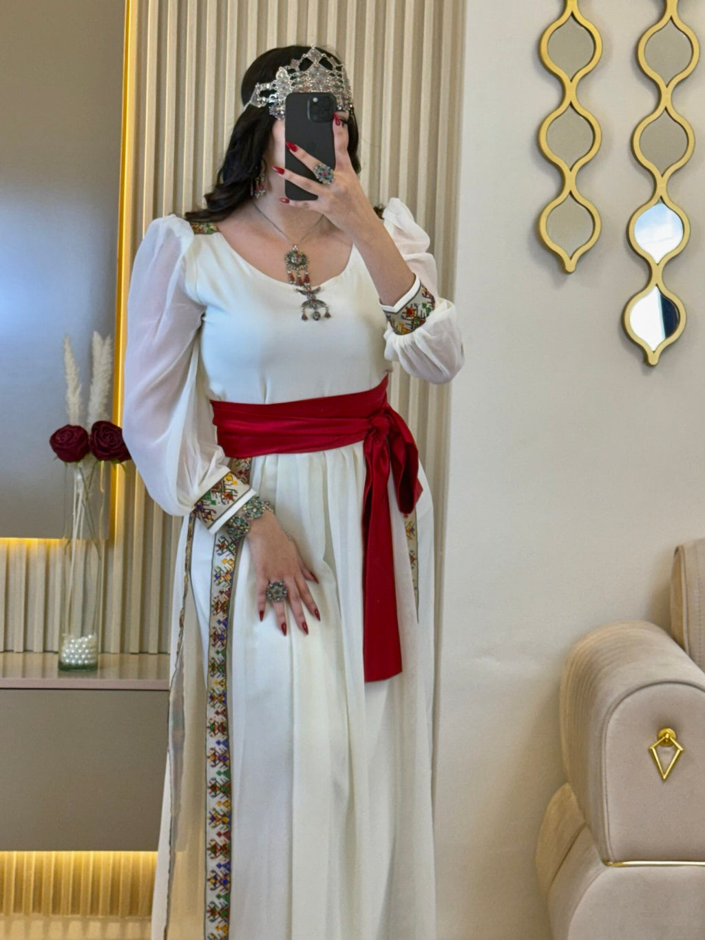 🌺 Robe Kabyle Prestige – Tradition & Élégance Réunie