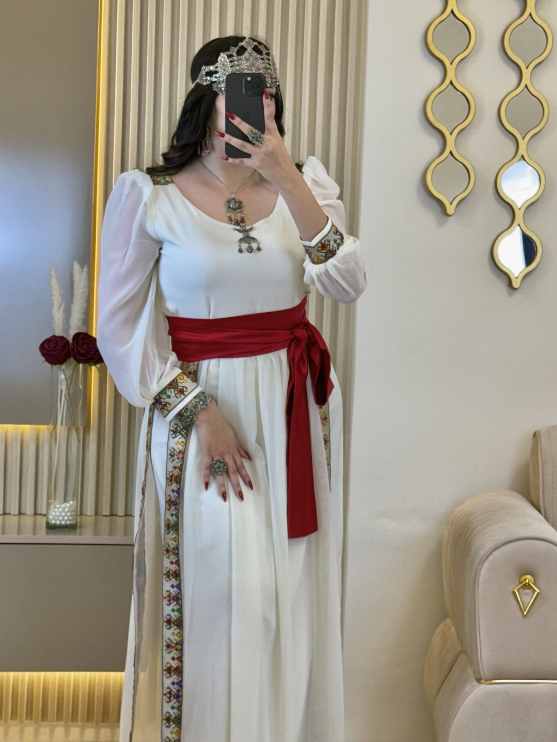 🌺 Robe Kabyle Prestige – Tradition & Élégance Réunie