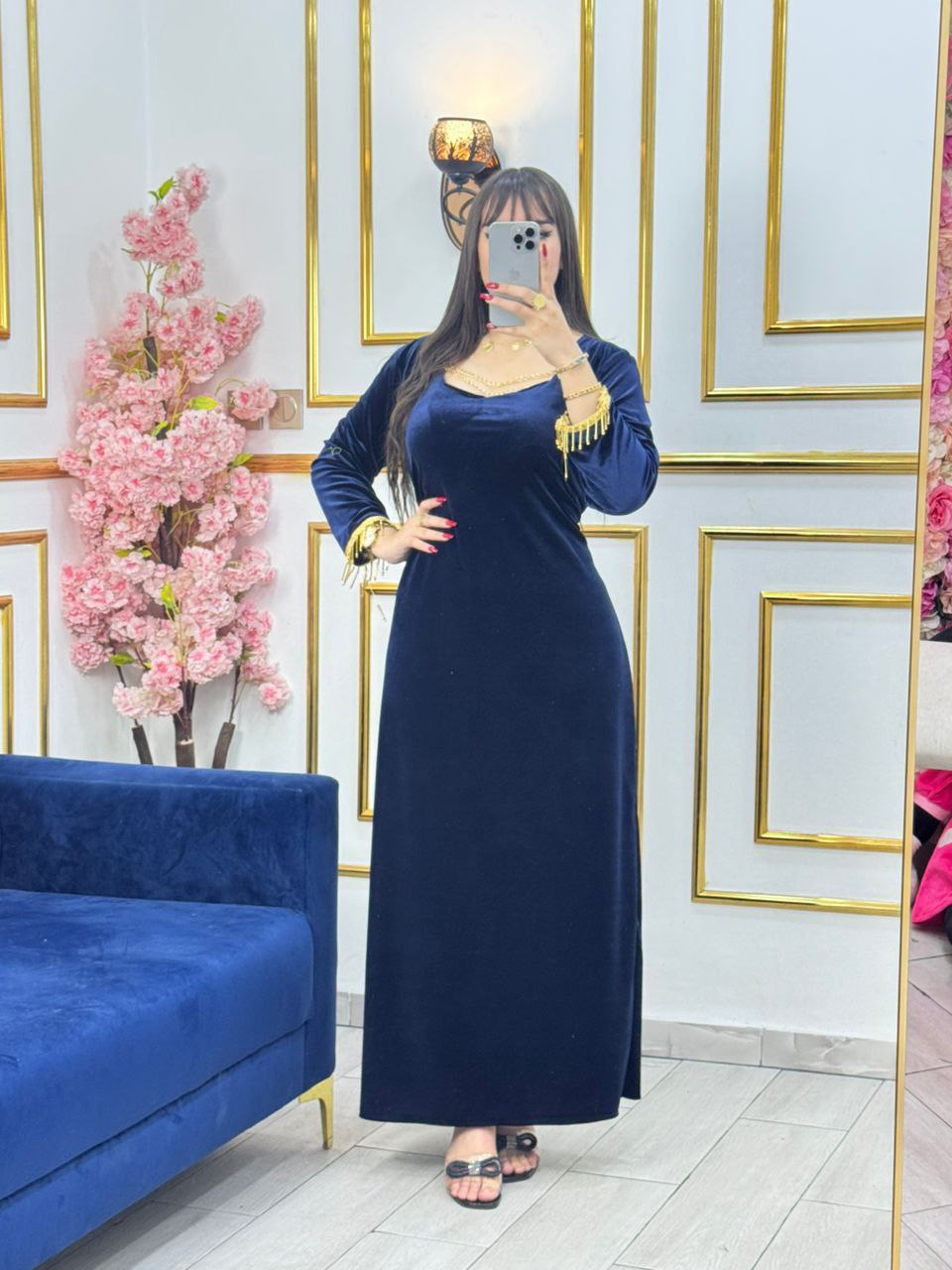 🌹 Robe Élégance Velours – L’art du raffinement