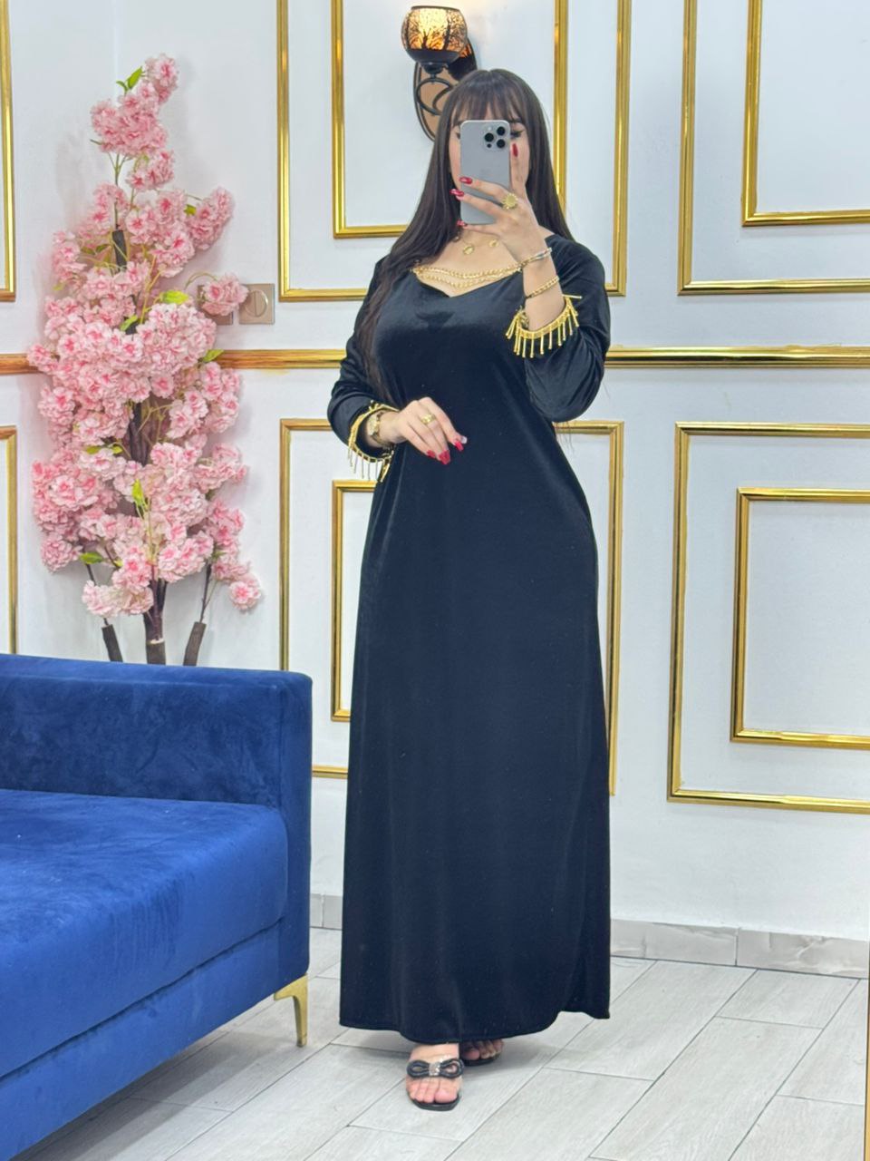 🌹 Robe Élégance Velours – L’art du raffinement