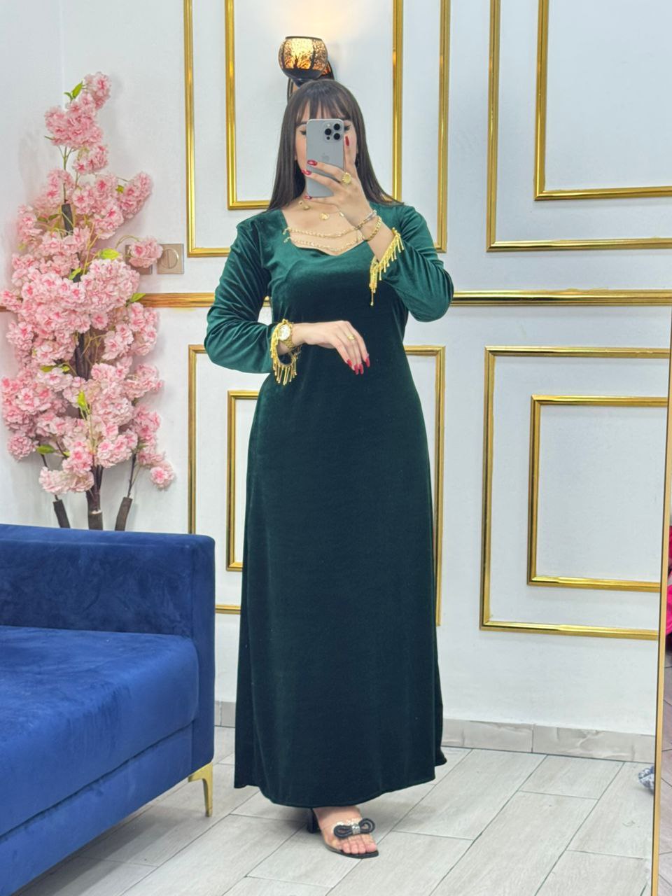 🌹 Robe Élégance Velours – L’art du raffinement