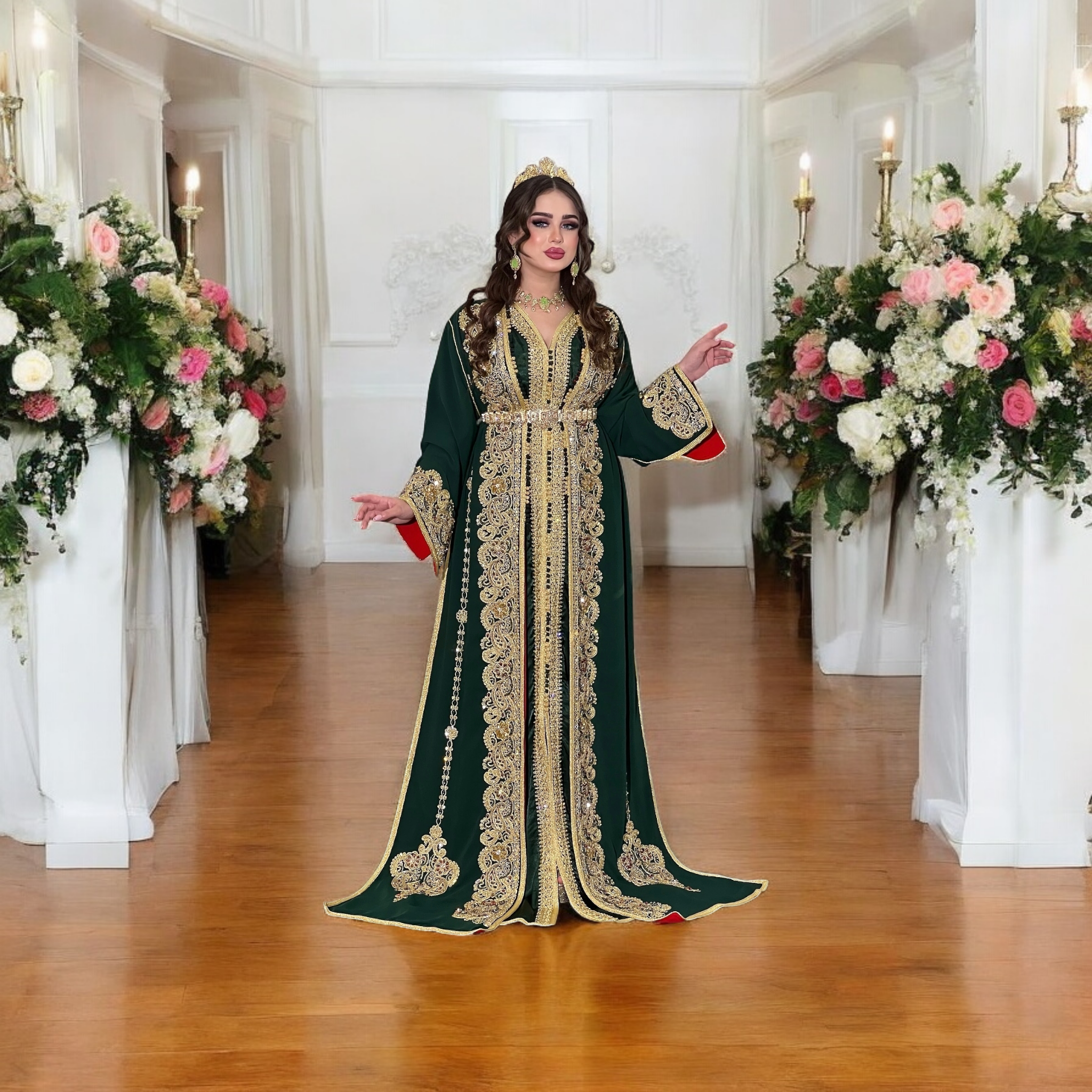 👑 Caftan Takchita Prestige – L’Art de Briller en Grande Occasions