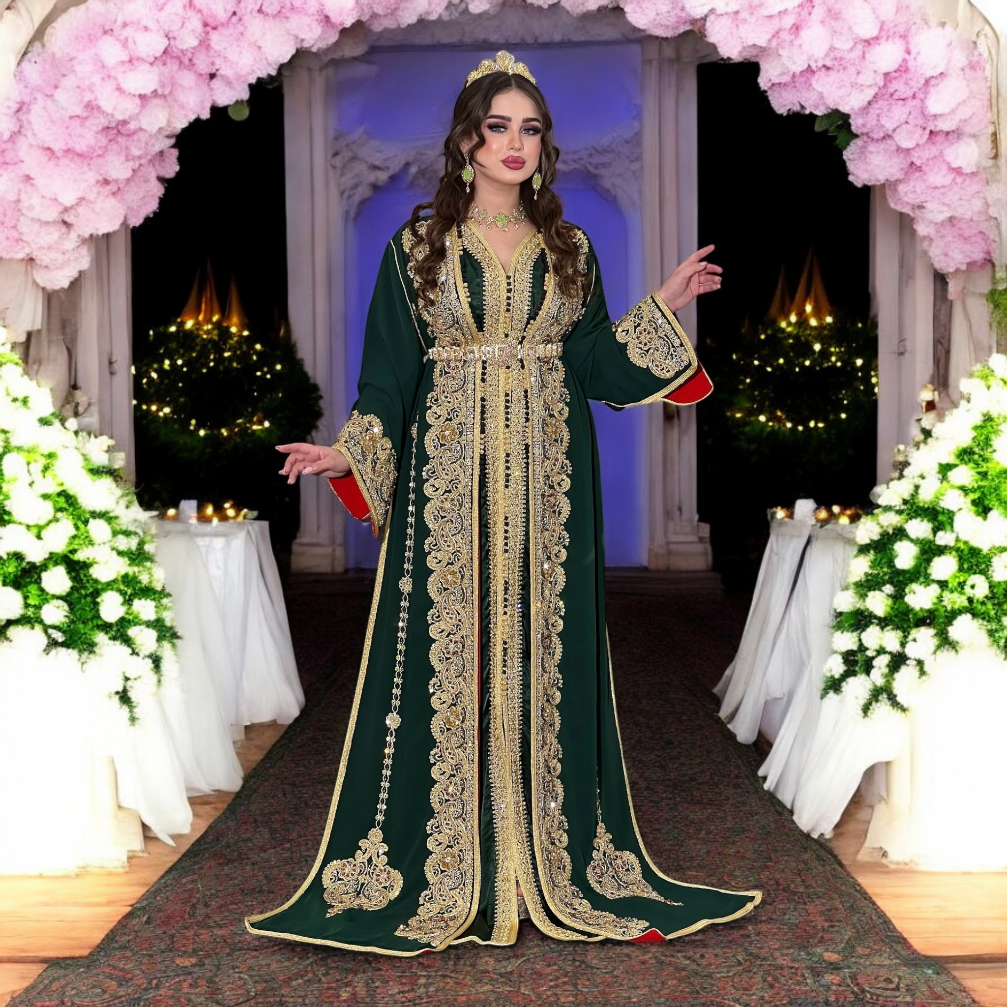 👑 Caftan Takchita Prestige – L’Art de Briller en Grande Occasions