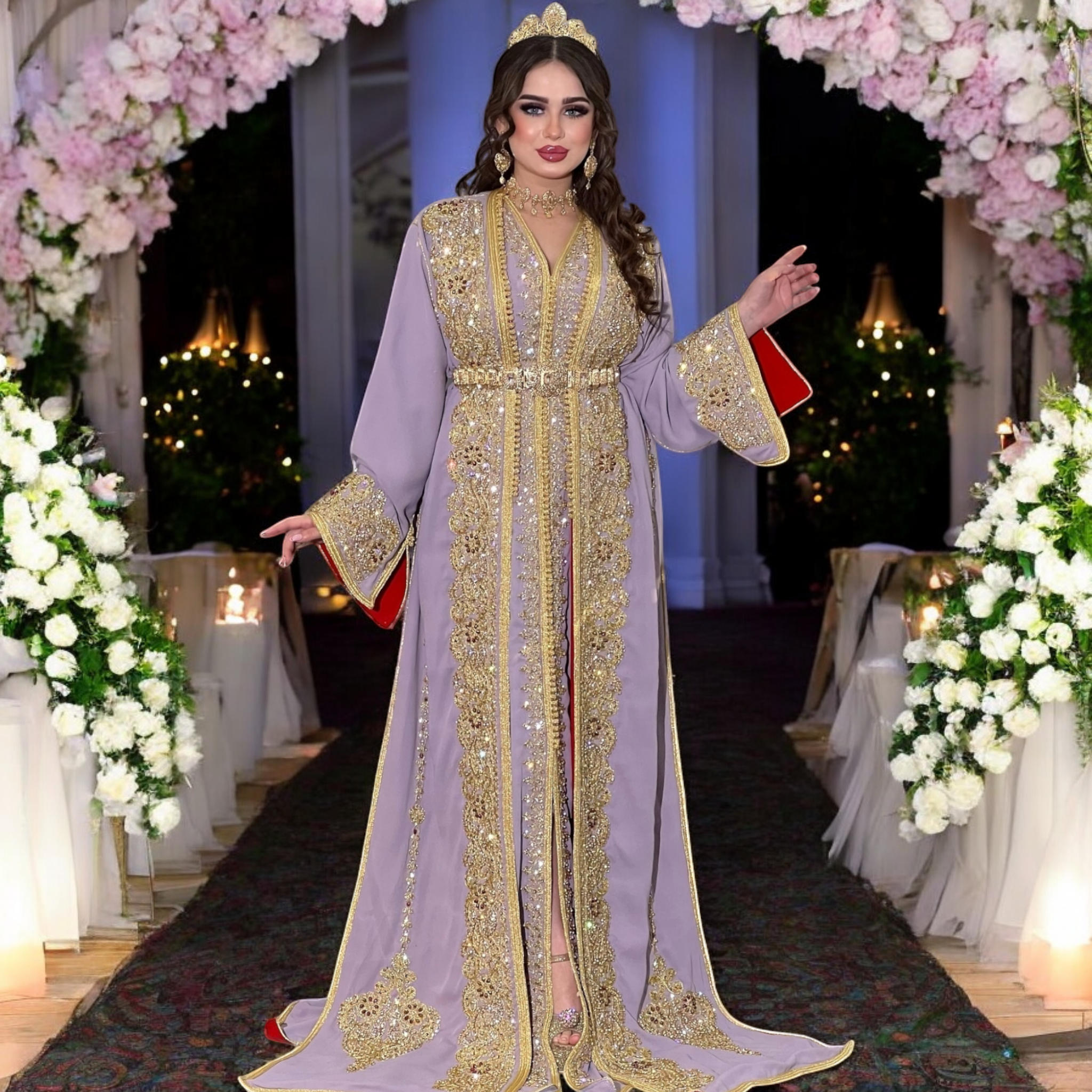 👑 Caftan Takchita Prestige – L’Art de Briller en Grande Occasions