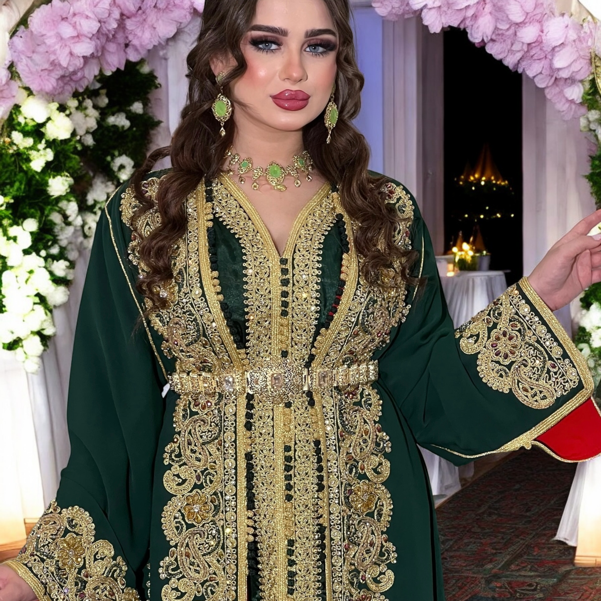 👑 Caftan Takchita Prestige – L’Art de Briller en Grande Occasions